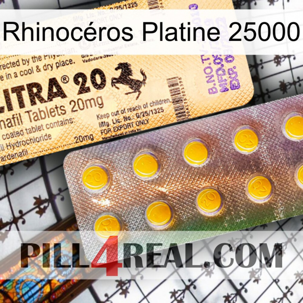 Rhinocéros Platine 25000 new06